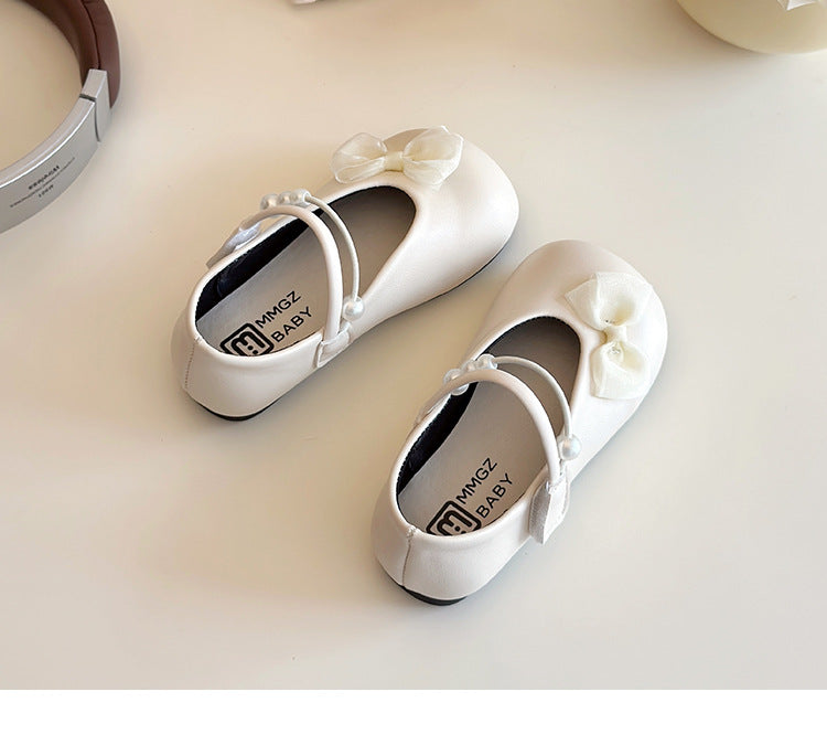 [381302 Size 21-30] - Sepatu Flat Slip On Fashionable Anak Perempuan Cewek - Motif Bow Flats - BABYHOKI STORE - BABYHOKI STORE