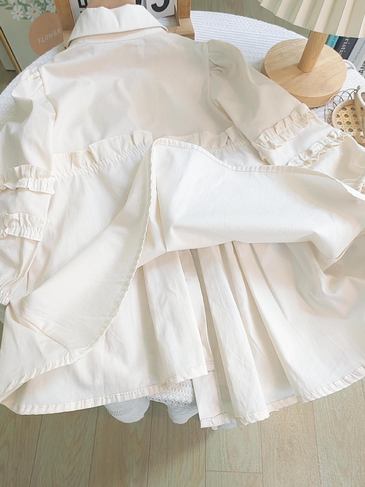 [363720] - Baju Outer Dress Lengan Panjang Fashion Anak Perempuan - Motif Sunflower