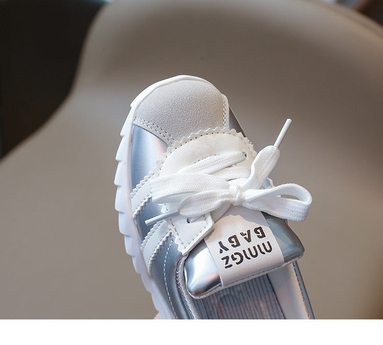 [381289 Size 26-35] - Sepatu Sandal Sneaker Sports Shoes Comfortable Fashion Korean Anak Perempuan Cewek - Motif Color Stripe - BABYHOKI STORE