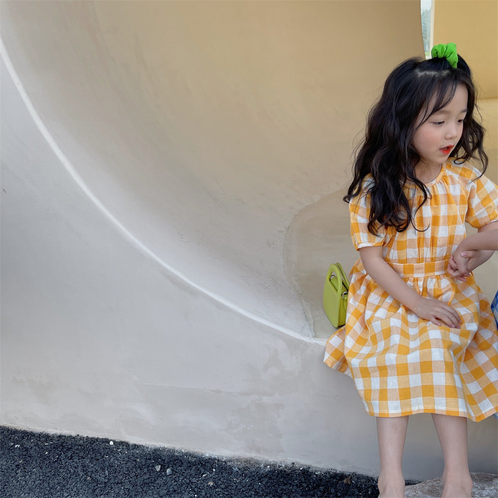 CLEARANCE SALE [Dress Lengan Pendek] 2 Tahun BB 7-10Kg Gaun Anak Cewek Perempuan
