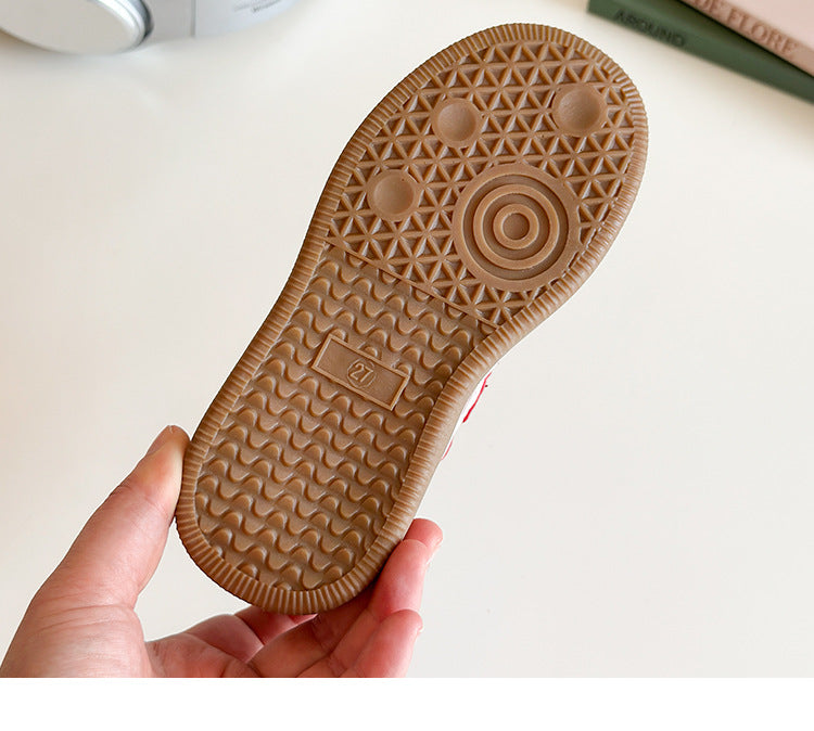 [381280 Size 27-36] - Sepatu Sneaker Sports Shoes Comfortable Anak Cowok dan Cewek - Motif Love Heart - BABYHOKI STORE