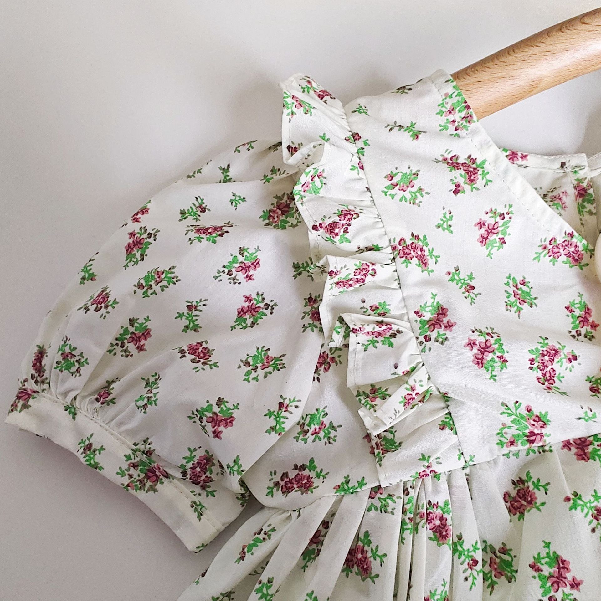 BABYHOKI STORE Usia 7 8 9 10 Tahun Baju Anak Tanggung Cewek [363624] - Setelan Blouse Bawahan Pendek Anak Perempuan - Motif Tie Flowers