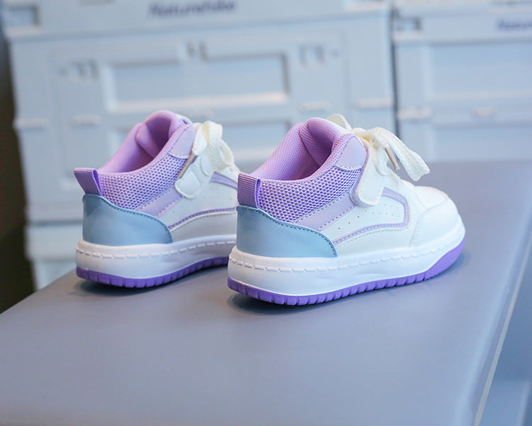 [801107 Size 21 - 32] - Shoes Sepatu Sneakers Anak Cowok dan Cewek - Motif Paper Line