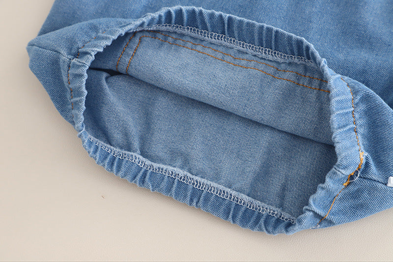 [345513] - One Set 2in1 Baju Setelan Casual Atasan Sweater Hoodiee Jeans Lengan Panjang Bawahan Celana Panjang Jeans Fashionable Anak Laki Laki Cowok - Motif Star - BABYHOKI STORE - BABYHOKI STORE