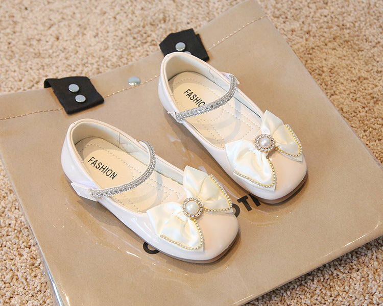 [381261 Size 21-36] - Sepatu Shoes Slip On Anak Perempuan - Motif Sparkling Pearl