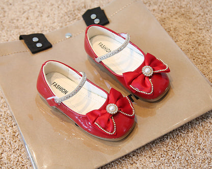 [381261 Size 21-36] - Sepatu Shoes Slip On Anak Perempuan - Motif Sparkling Pearl