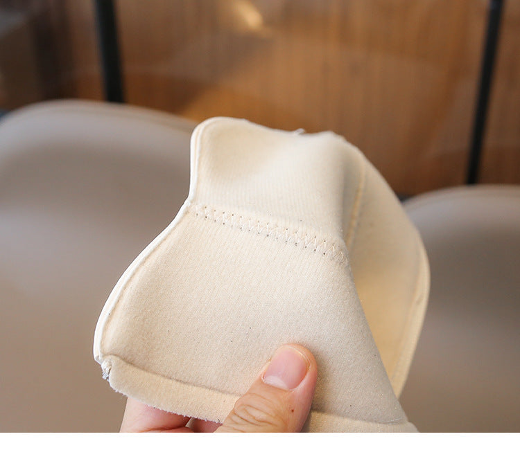 [381281 Size 26-35] - Sepatu High Boots Leathers Princess Shoes Fashion Anak Perempuan Cewek - Motif Writing Stripe - BABYHOKI STORE