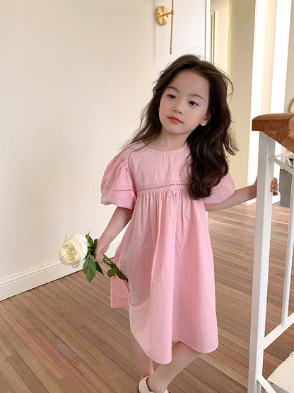 [507965] - Baju Dress Balon Fashion Anak Perempuan - Motif Big Slippery