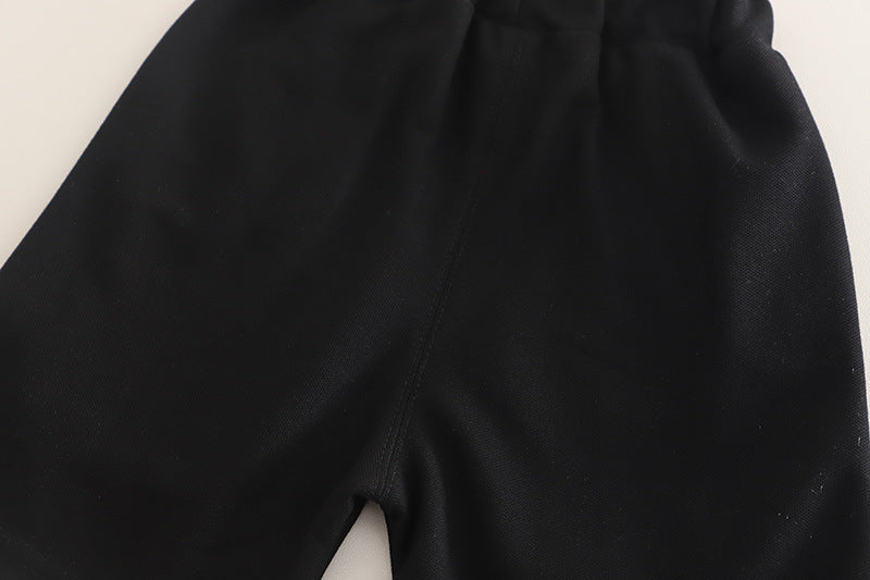 [368593] - One Set 2in1 Baju Setelan Atasan Polo Lengan Pendek Bawahan Celana Pendek Comfortable Casual Fashion Anak Laki Laki Cowok - Motif Animals On The Chest - BABYHOKI STORE