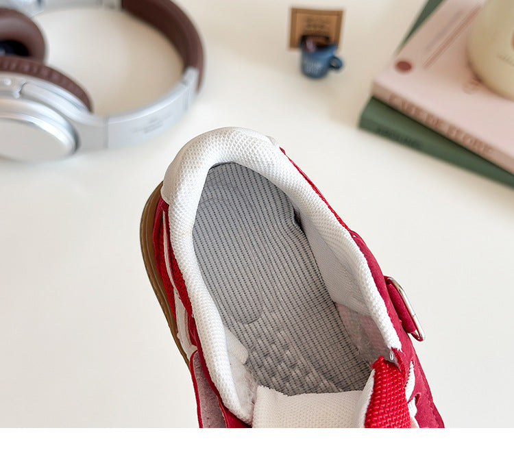 [381280 Size 27-36] - Sepatu Sneaker Sports Shoes Comfortable Anak Cowok dan Cewek - Motif Love Heart - BABYHOKI STORE