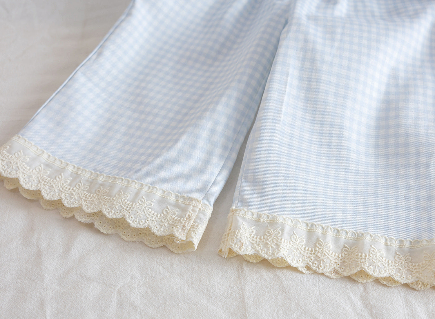 [907105] - One Set 2in1 Baju Setelan Atasan Sweater Lengan Panjang Bawahan Celana Panjang Korean Style Fashion Anak Perempuan Cewek - Motif Blue Plaid - BABYHOKI STORE - BABYHOKI STORE