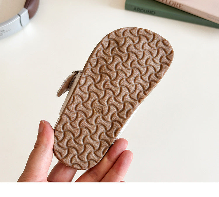 [381275 Size 21-30] - Sandal Flip Flop Slippers Fashion Anak Laki Laki Cowok & Perempuan Cewek - Motif Strap Soft Color - BABYHOKI STORE