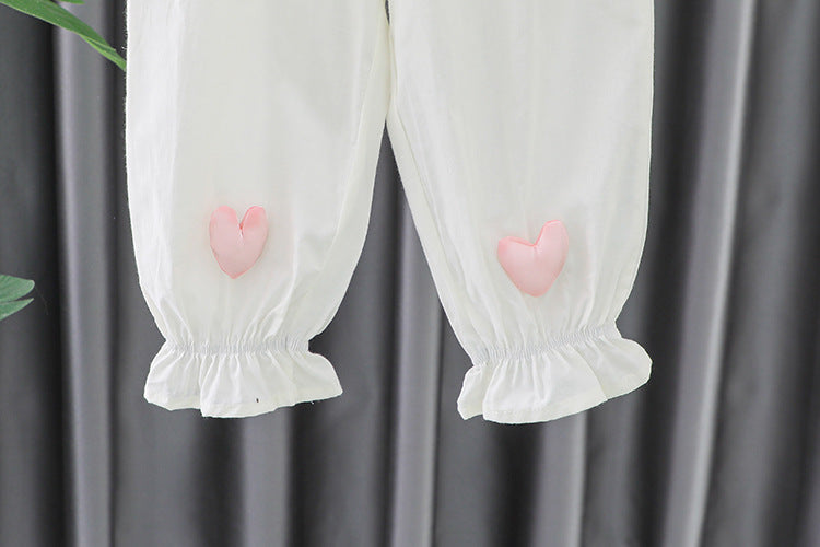 [340387] - Baju Setelan Blouse Fashion Anak Perempuan - Motif Bloated Heart