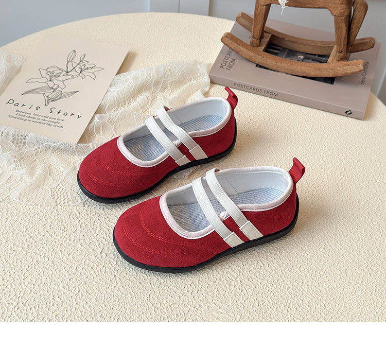 [381265 Size 21-35] - Sepatu Flat Slip On Sport Shoes Anak Perempuan Cewek - Motif Basic Colour - BABYHOKI STORE