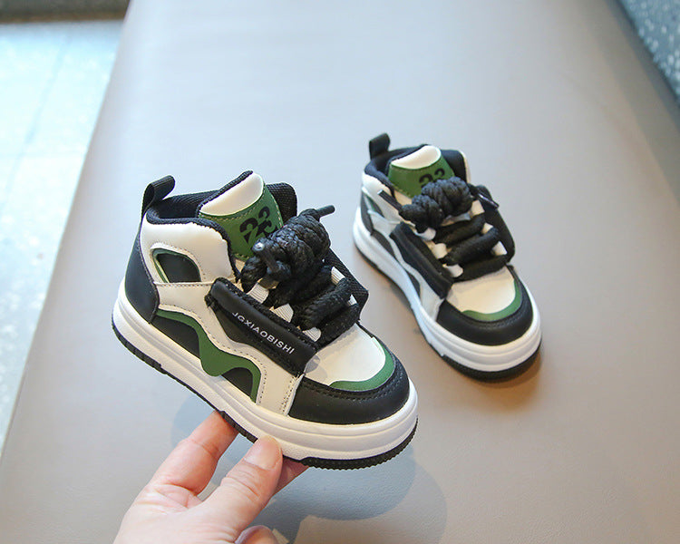 [801101 Size 21 - 32] - Sepatu Shoes Sneaker Anak Laki-Laki Trendi Kekinian - Motif Number 23