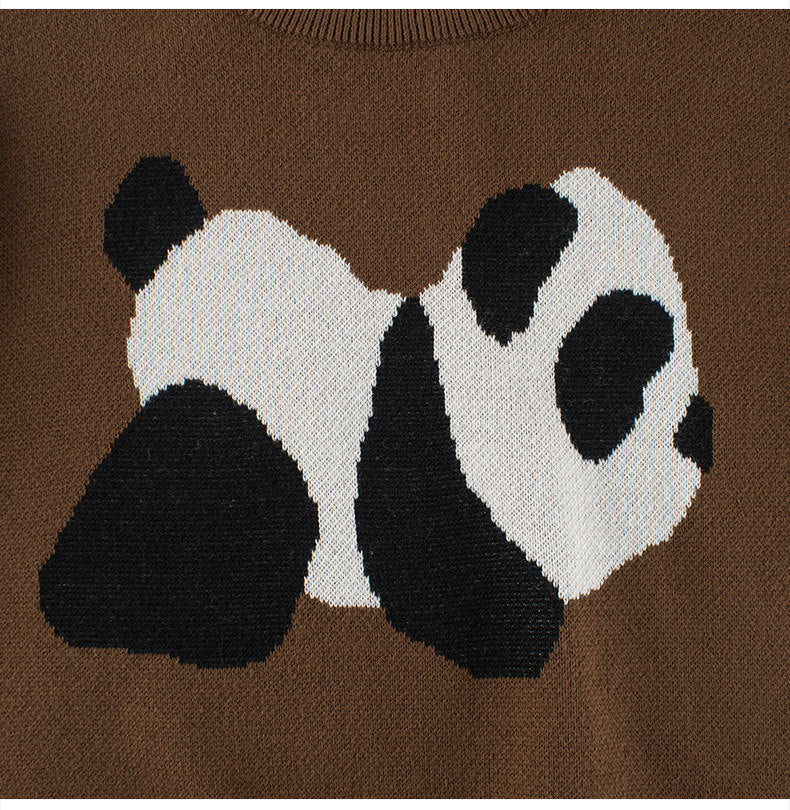 [121370] - Baju Atasan Outerwear Sweater Lengan Panjang Anak Laki-Laki Cowok - Motif Panda - BABYHOKI STORE - BABYHOKI STORE