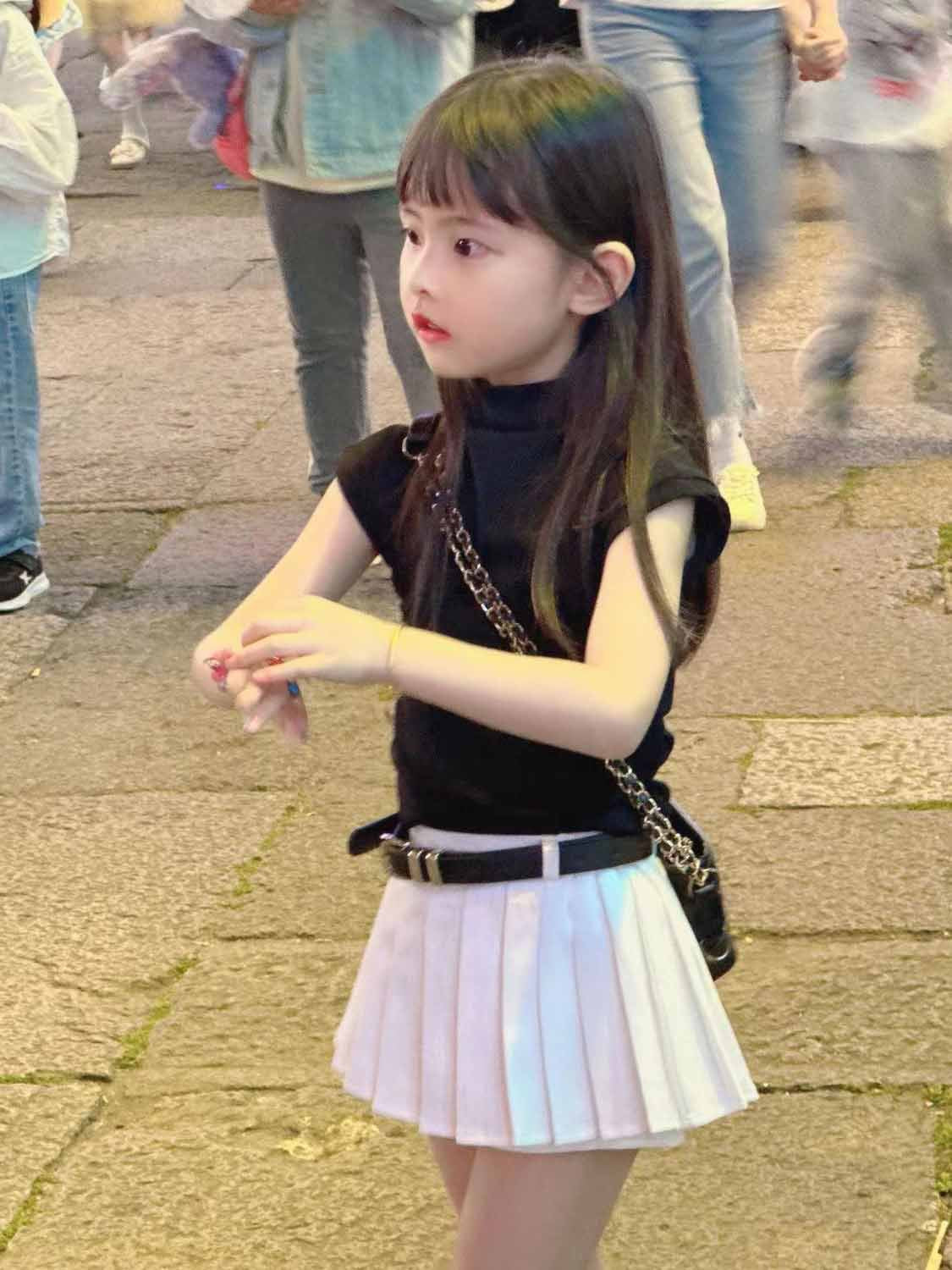 [5071032] - Setelan Baju Kutung Bawahan Rok Fashion Anak Perempuan - Motif Casual Plain