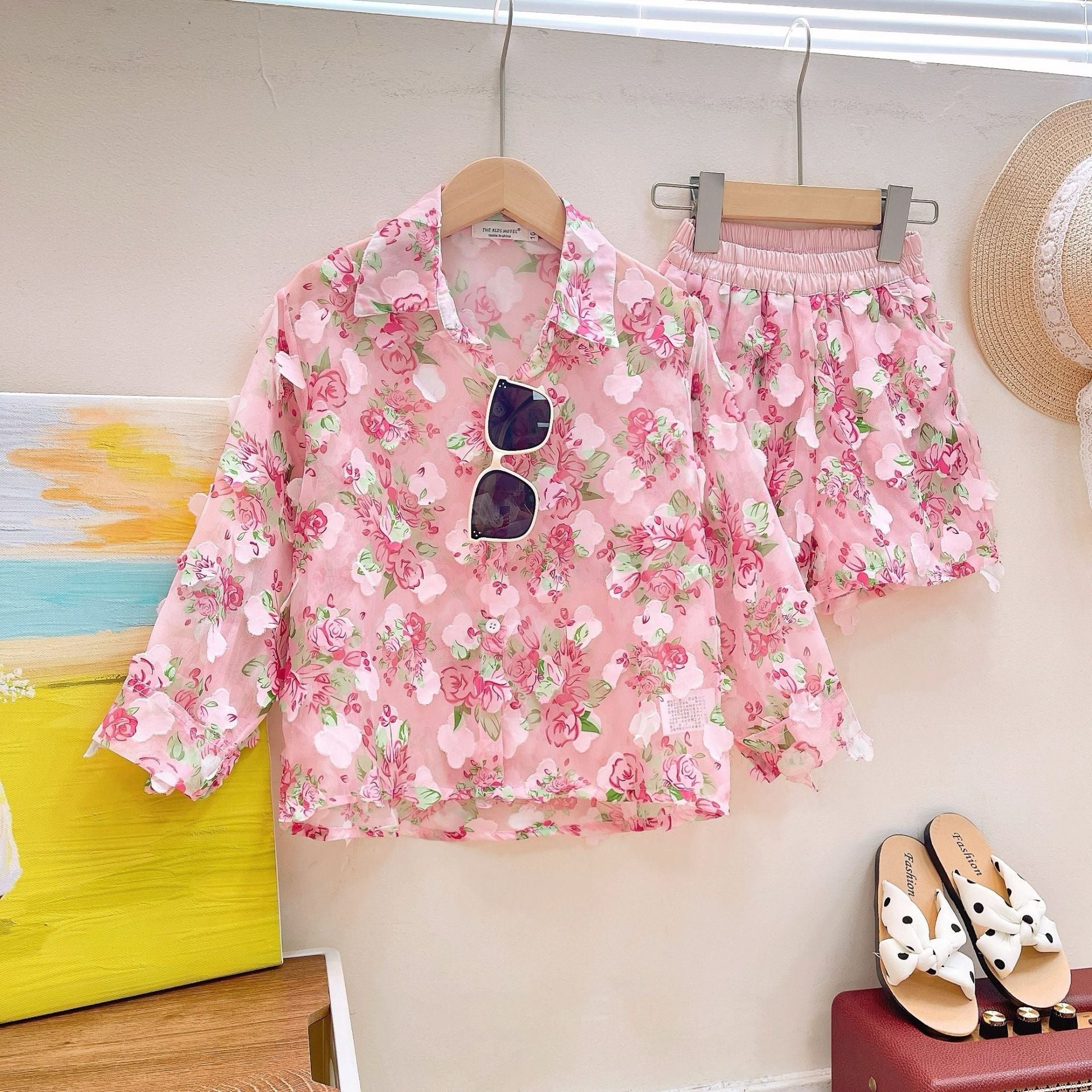 CLEARANCE SALE [Setelan Pendek] 6 Tahun BB 22-26 Kg One Set Anak Perempuan - SETSP963/507