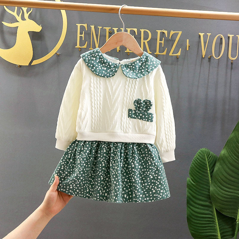 CLEARANCE SALE [Dress Lengan Panjang] 2 Tahun BB 7-10Kg Gaun Anak Cewek Perempuan - ALL