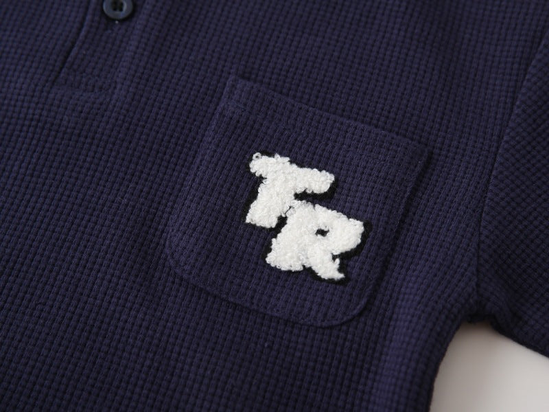 [383211] - Atasan Sweater Baju Lengan Panjang Anak Laki-Laki - Motif Lettered Pockets