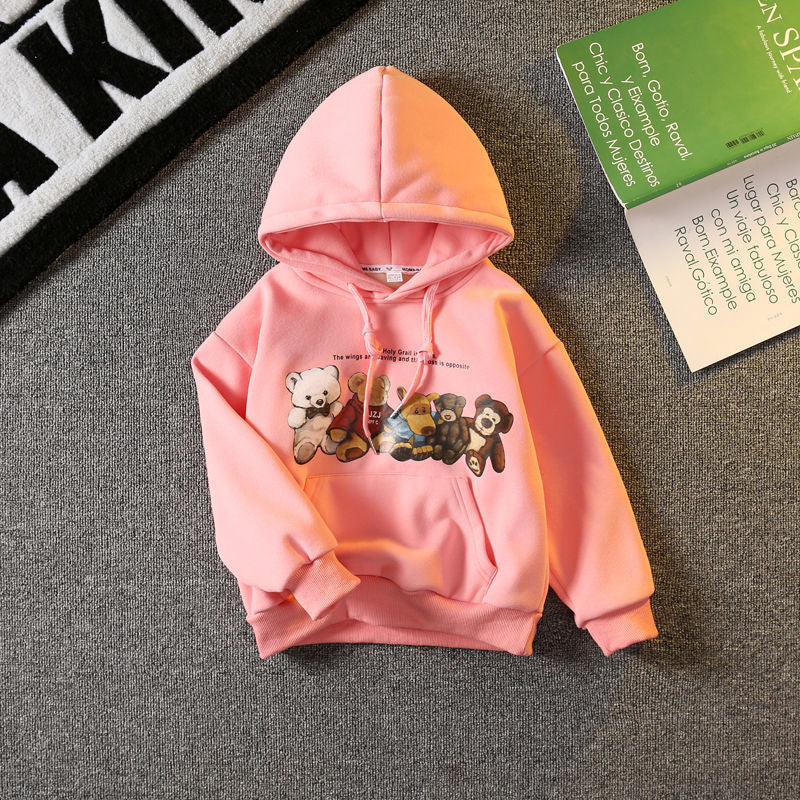 [507S144] - Baju Atasan Sweater Lengan Panjang Fashoin Anak Perempuan - Motif Animal Family