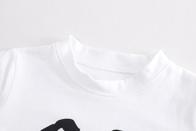 [345439] - Baju Setelan Kaos Lengan Pendek Celana Pendek Anak Cowok Fashion - Motif Panda Face