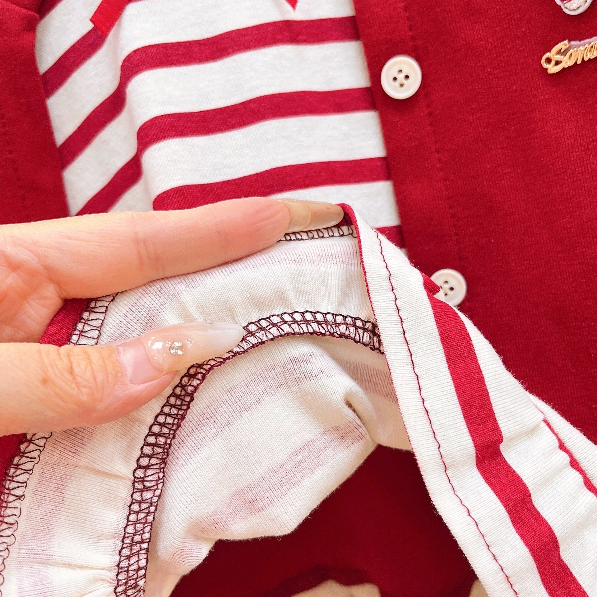 [363941] - One Set 2in1 Baju Setelan Atasan Cardi Lengan Panjang Bawahan Celana Panjang Jeans Kulot Fashion Korean Style Anak Cewek Perempuan - Motif Top Cute Bow - BABYHOKI STORE