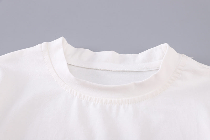 [368570] - One Set 2in1 Baju Setelan Atasan Kaos Lengan Pendek Bawahan Celana Pendek Fashionable Summer Outfit Anak Perempuan Cewek - Motif Animal Dino - BABYHOKI STORE