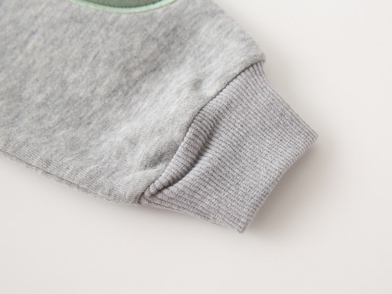 [383199] - Atasan Sweater Lengan Panjang Anak Laki-Laki - Motif Side Round