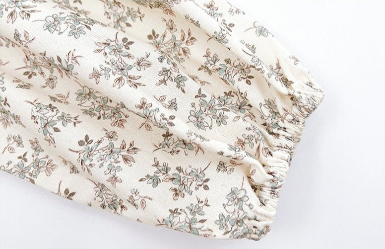 [363703] - Baju Setelan Blouse Celana Panjang Fashion Import Anak Perempuan - Motif Soothe Flower
