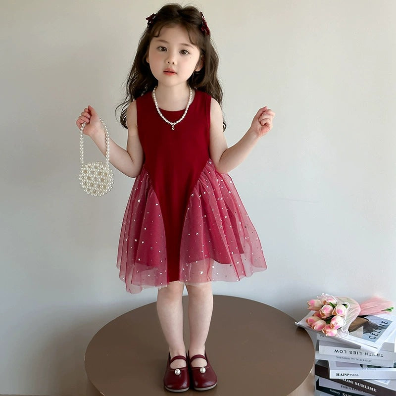 CLEARANCE SALE [Dress Lengan Kutung] 8 Tahun BB 30-35Kg Gaun Anak Cewek Perempuan