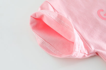 [340390] - Baju Setelan Kaos Fashion Import Anak Perempuan - Motif Sweet Strawberry