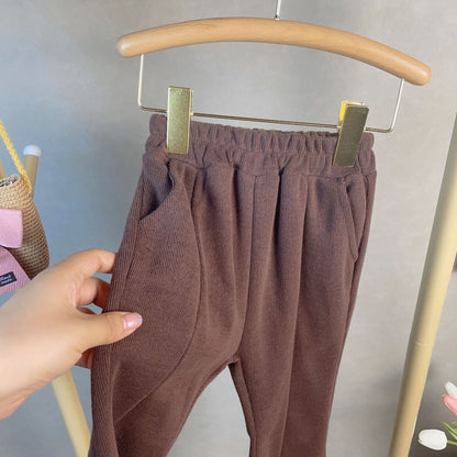 [363547] - Setelan 3D Blouse Celana Cutbray Import Anak Perempuan - Motif Flower Lace