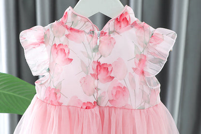 [340458] - Baju Dress Kutung Fashion Anak Perempuan - Motif Cute Flower