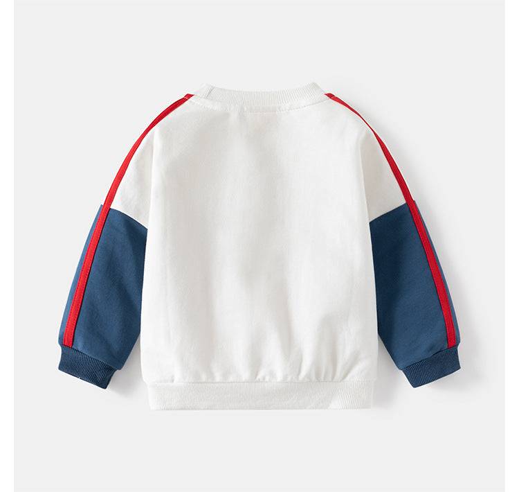 [5131088] - Baju Atasan Sweater Lengan Panjang Fashion Anak Laki-Laki - Motif Smile Emote