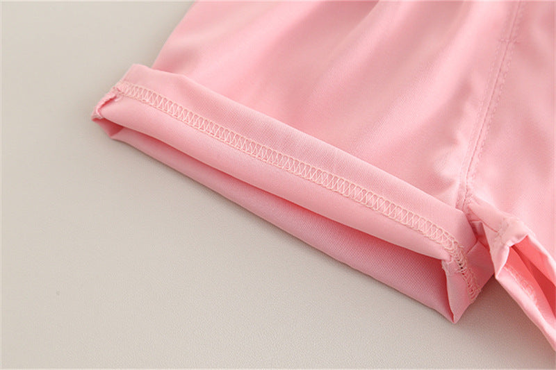 [368583] - One Set 2in1 Baju Setelan Atasan Blouse Lengan Pendek Bawahan Celana Pendek Fashion Comfortable Summer Anak Perempuan Cewek - Motif Cute Little Flowers - BABYHOKI STORE