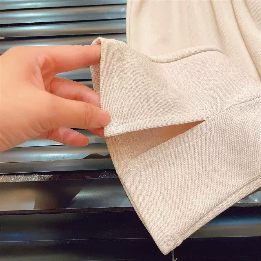 [5071163] - One Set 2in1 Baju Setelan Atasan Blouse Pink Lengan Panjang Bawahan Celana Panjang Korean Version Anak Perempuan Cewek - Motif Top Ruffled - BABYHOKI STORE