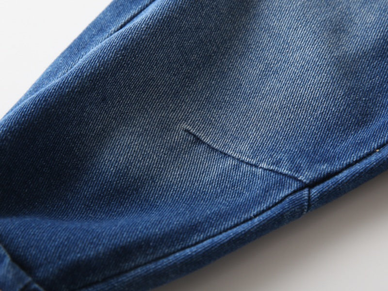[383214] - Bawahan Celana Jeans Panjang Anak Laki-Laki - Motif Small Tear