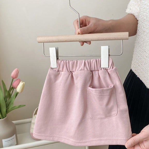 [363678] - Oneset 2in1 Casual Korea Look Baju Setelan Blouse Rok Fashion Anak Perempuan Cewek - Motif Rope Cataaaaa