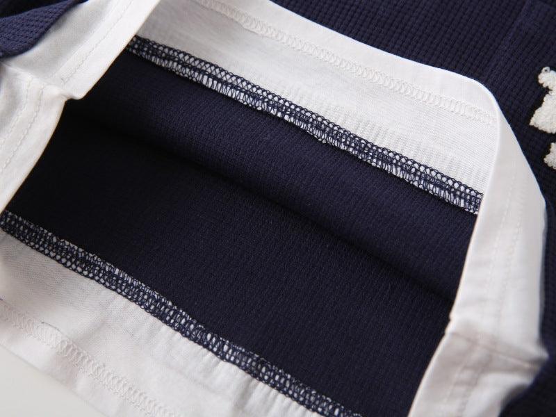 [383211] - Atasan Sweater Baju Lengan Panjang Anak Laki-Laki - Motif Lettered Pockets