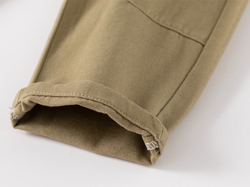 [383222] - Bawahan Celana Panjang Chino Fashion Casual Anak Laki-Laki Cowok - Motif Basic Color White - BABYHOKI STORE