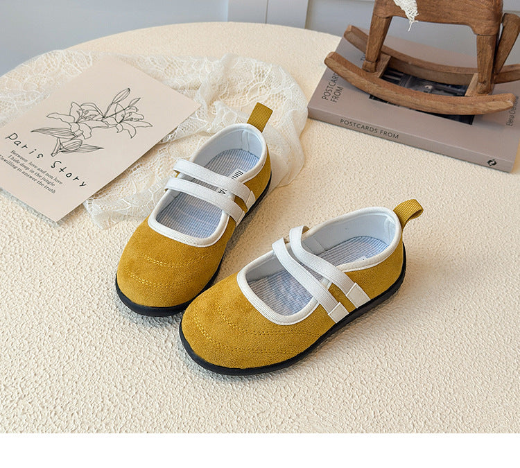 [381265 Size 21-35] - Sepatu Flat Slip On Sport Shoes Anak Perempuan Cewek - Motif Basic Colour - BABYHOKI STORE