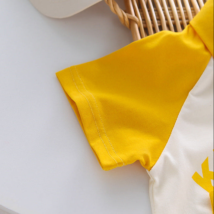 [368587] - One Set 2in1 Baju Setelan Atasan Polo Lengan Pendek Bawahan Celana Pendek Comfortable Casual Fashion Anak Laki Laki Cowok - Motif Crocodile - BABYHOKI STORE