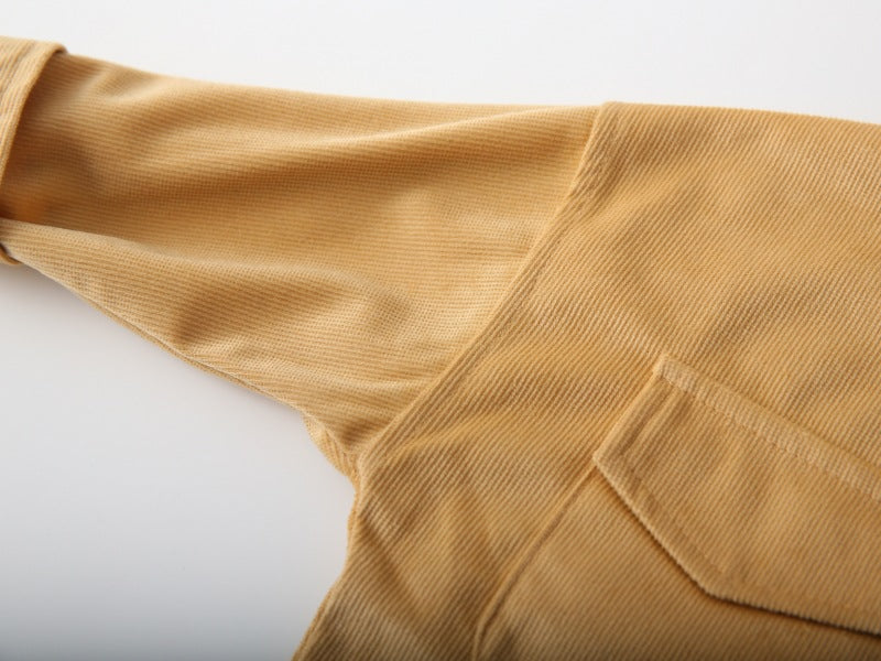 [383205] - Atasan Baju Kemeja Lengan Panjang Anak Laki-Laki Cowok - Motif Utility Style - BABYHOKI STORE