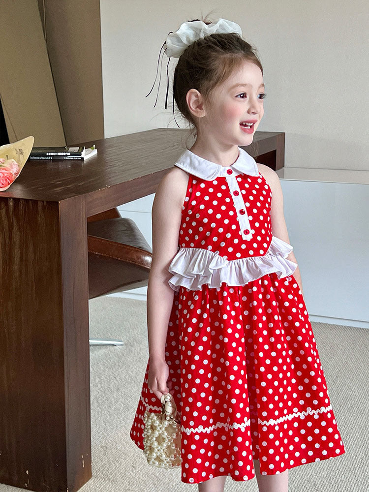 CLEARANCE SALE [Dress Lengan Kutung] 2 Tahun BB 7-10Kg Gaun Anak Cewek Perempuan