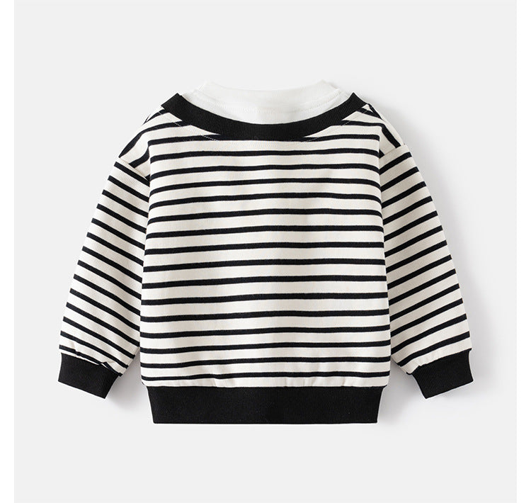 [5131101] - Baju Atasan Sweater Lengan Panjang Fashion Anak Laki-Laki - Motif Dimension Guy