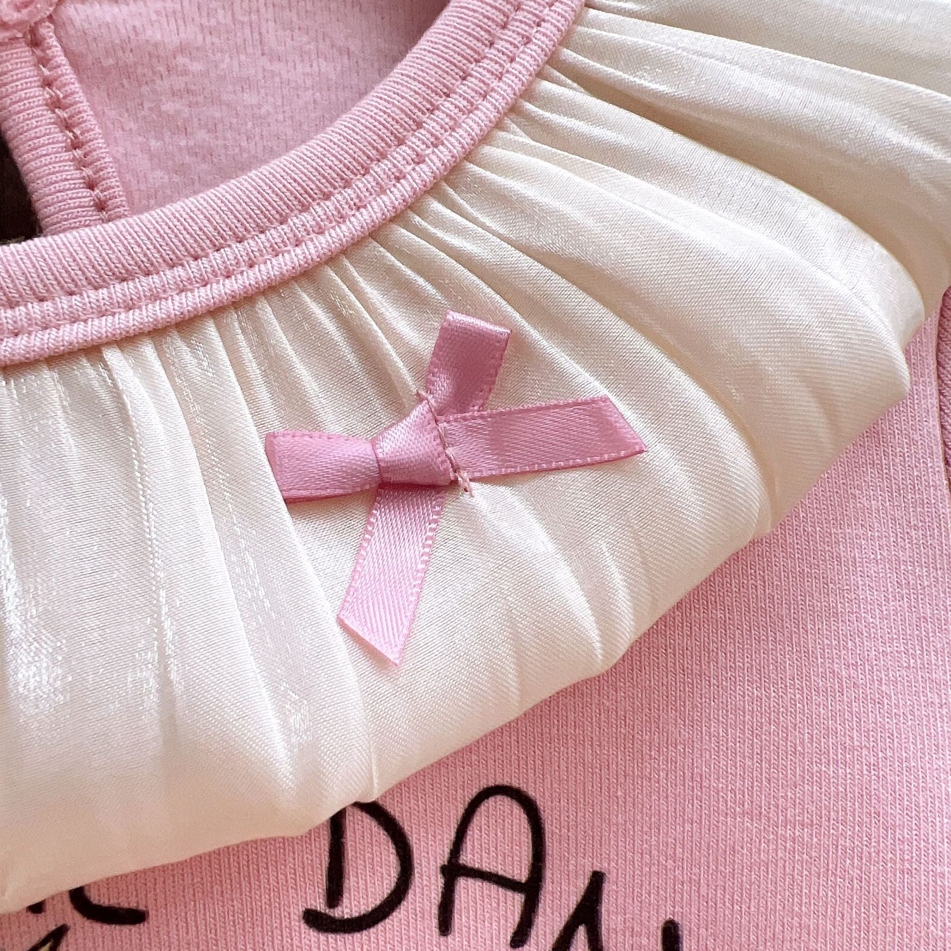 [363937] - One Set 2in1 Baju Setelan Atasan Kaos Lengan Panjang Renda Bawahan Celana Panjang Kulot Fashion Korean Style Anak Cewek Perempuan - Motif Cute Girl - BABYHOKI STORE - BABYHOKI STORE