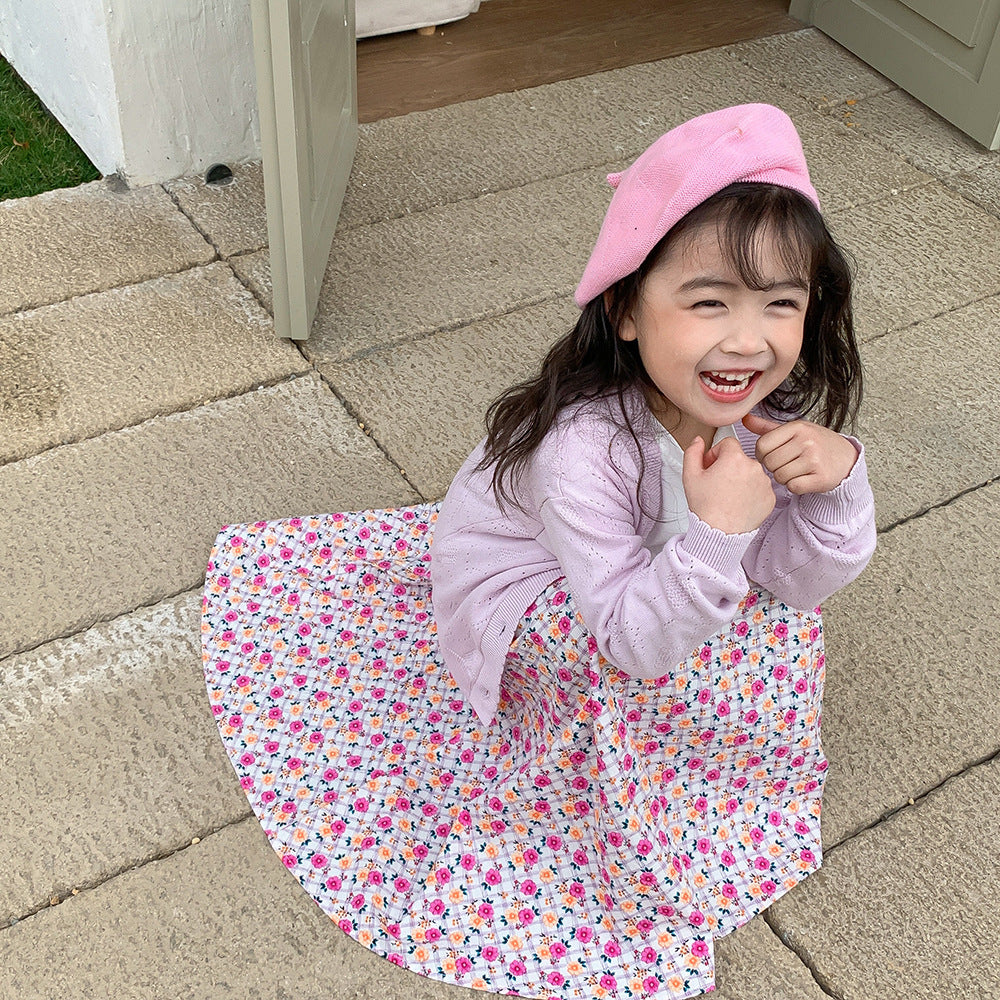 [602126] - Bawahan Rok Panjang Anak Perempuan Fashion - Motif Lil Flower