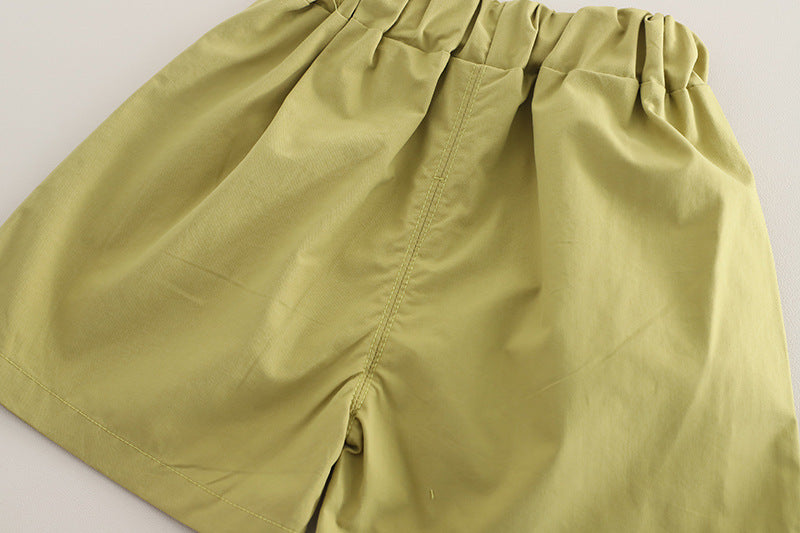 [345510] - One Set 2in1 Baju Setelan Summer Outfit Atasan Lengan Kutung Bawahan Celana Pendek Fashionable Anak Perempuan Cewek - Motif Cute Small Flower - BABYHOKI STORE