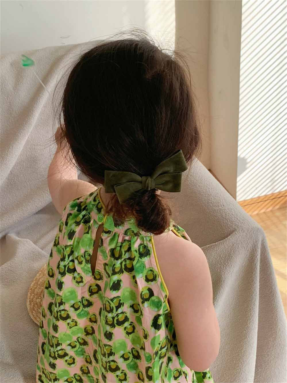 [507993] - Baju Dress Lengan Kutung Fashion Anak Perempuan - Motif Vaguely Round